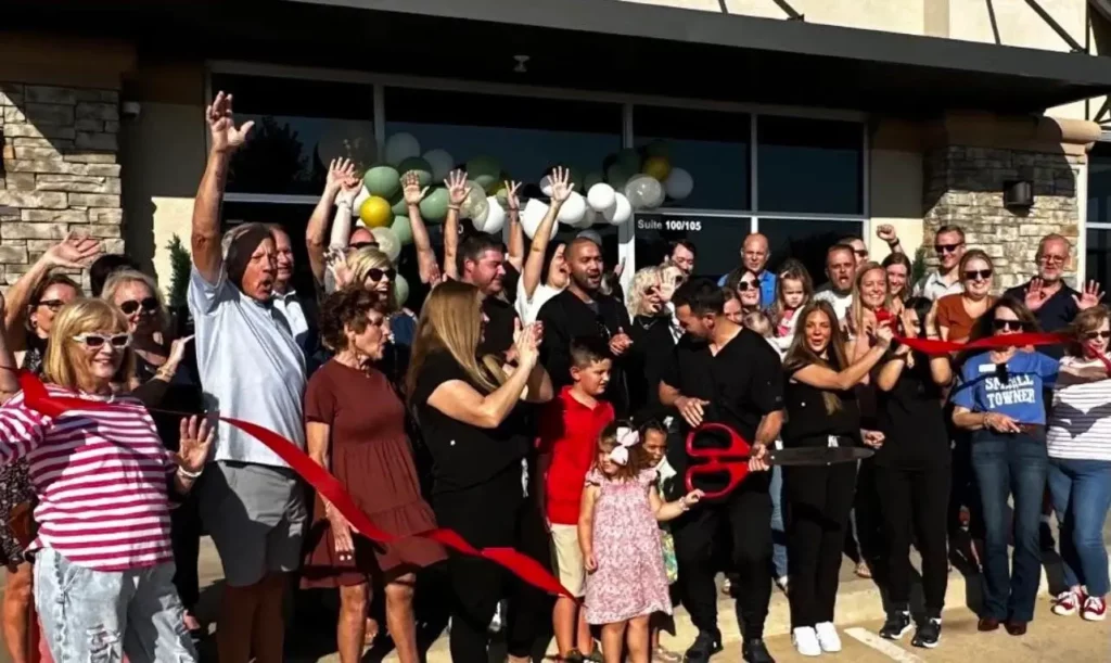 Grand opening celebration at a private dental practice in Yukon OK