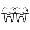 Clear Braces Icon
